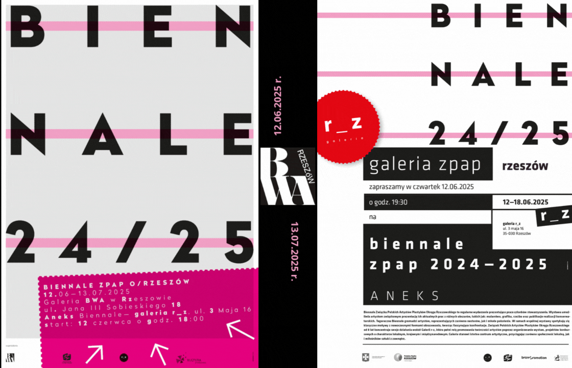 BIENNALE ZPAP oRZESZÓW 2024na25 - BWA Rzeszów+galeria r_z