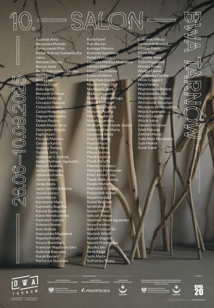 X SALON SZTUKI - BWA Tarnów - plakat