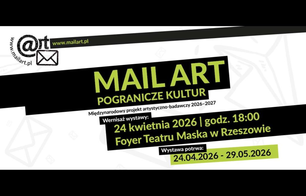 MAIL ART - POGRANICZE KULTUR - wystawa w Teatrze Maska w Rzeszowie 24 04 2026
